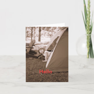 こんにちは カード