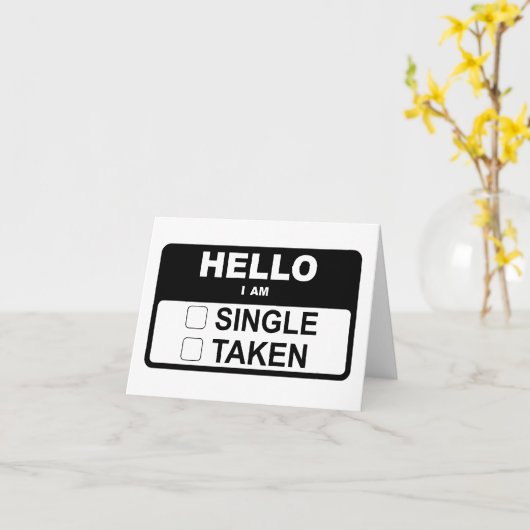 こんにちは カード (黄色い花)