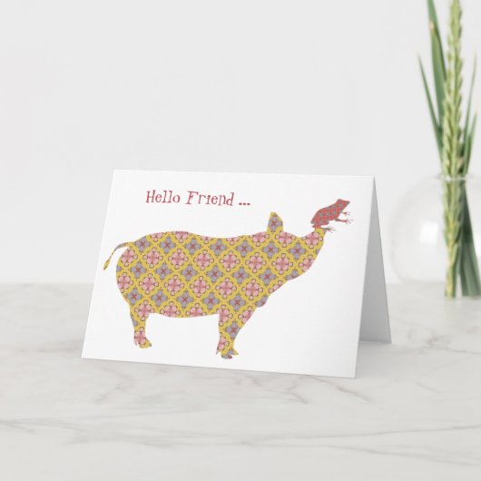 こんにちは カード (正面)