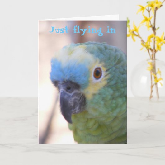 こんにちは カード (黄色い花)