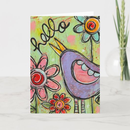 こんにちは カード (正面)