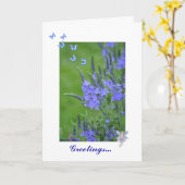 こんにちは… カード (黄色い花)