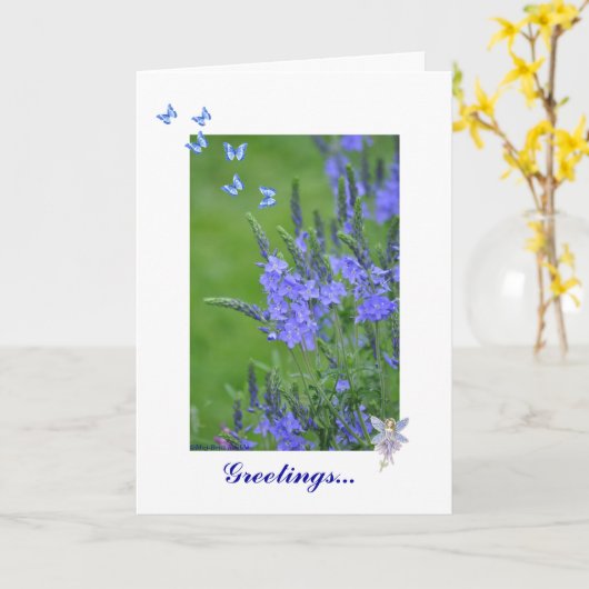 こんにちは… カード (黄色い花)