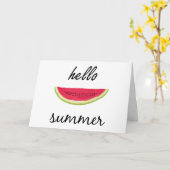 こんにちは カード (黄色い花)