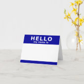 こんにちは カード (黄色い花)