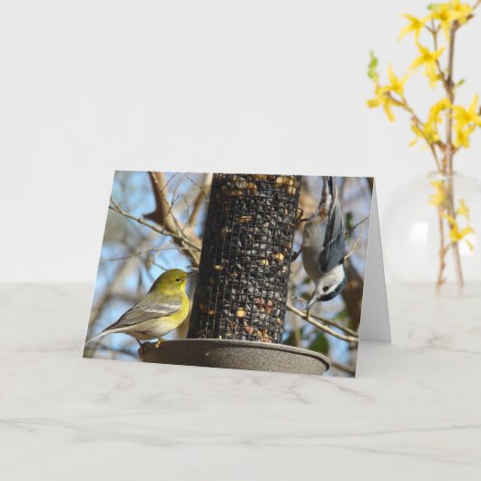 こんにちは! カード (黄色い花)