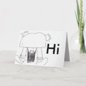 こんにちは カード (正面)