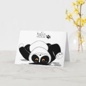 こんにちは！ カード (黄色い花)