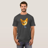 こんにちは、キャンディ猫のワイシャツ Tシャツ (正面フル)