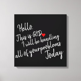 こんにちは キャンバスプリント