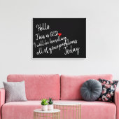 こんにちは キャンバスプリント (インサイチュ (リビング))