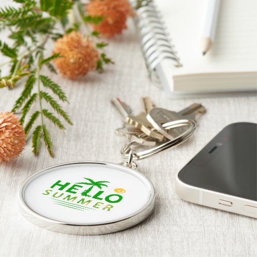 こんにちは キーホルダー (側面)