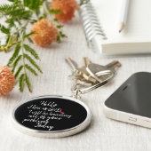 こんにちは キーホルダー (側面)