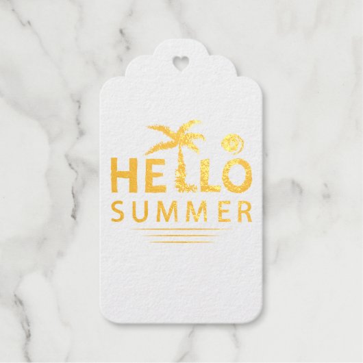 こんにちは ギフトタグ (正面)