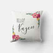 こんにちは クッション (裏面)