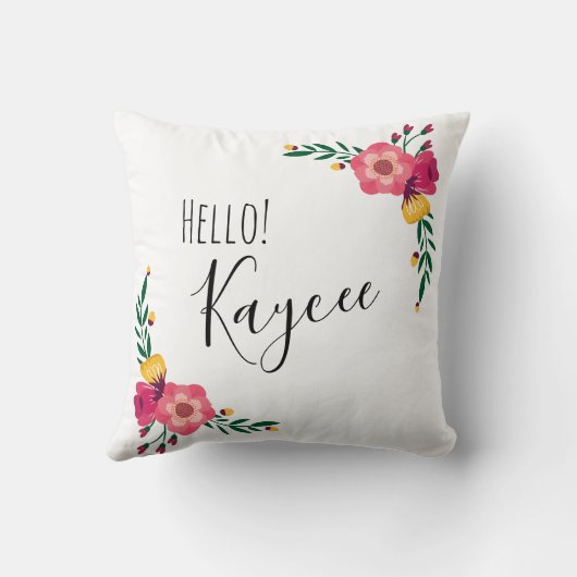 こんにちは クッション (裏面)