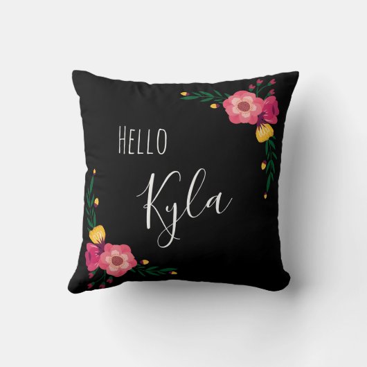 こんにちは クッション (裏面)