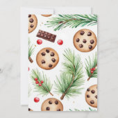 こんにちは！クリスマスの妖精の女の子からの手紙と招待状 招待状 (裏面)