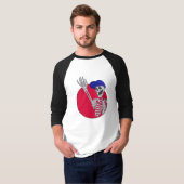 こんにちは、クールで面白いスケルトン仲間たちよ! Tシャツ (正面フル)