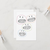 こんにちは!グリーティングカード カード (正面/裏面インサイチュ)