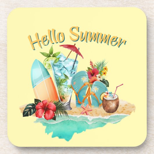 こんにちは コースター (正面)