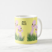 こんにちは コーヒーマグカップ (正面右)