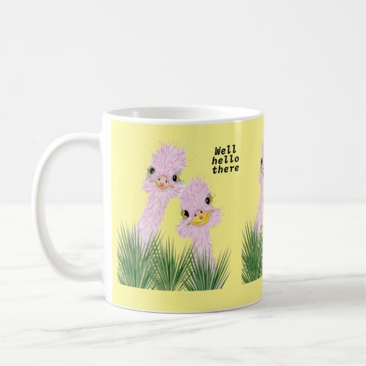 こんにちは コーヒーマグカップ (左)