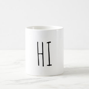 こんにちは コーヒーマグカップ