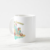 こんにちは コーヒーマグカップ (正面左)