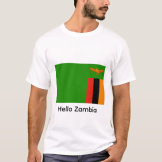 こんにちは � ザンビア Tシャツ
