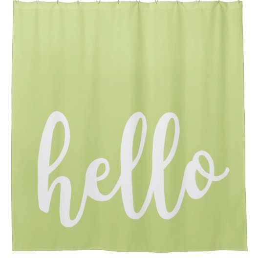 こんにちは シャワーカーテン (正面)