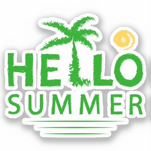 こんにちは シール (正面)