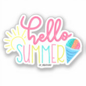 こんにちは シール (正面)