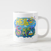 こんにちは ジャンボコーヒーマグカップ (右)