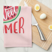 こんにちは スイート サマー キッチンタオル (四つ折り)