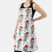 こんにちは：スカリー間抜けホリデー エプロン (インサイチュ)
