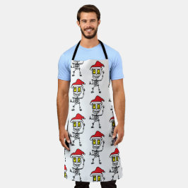 こんにちは：スカリー間抜けホリデー エプロン