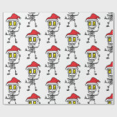 こんにちは:スカリー間抜けホリデー ラッピングペーパー (フラット)