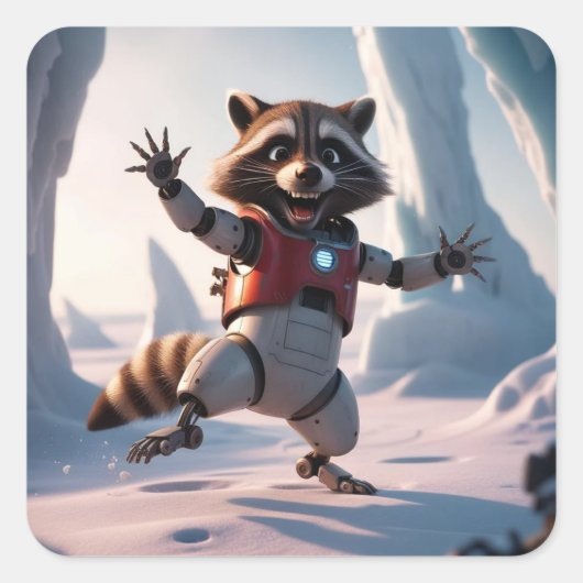 こんにちは スクエアシール (正面)