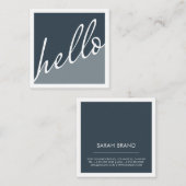 こんにちは スクエア名刺 (正面/裏面)