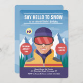 こんにちは スノー インビテーション (正面/裏面)