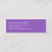 "こんにちは"スピーチの泡 コーリングカード (裏面)