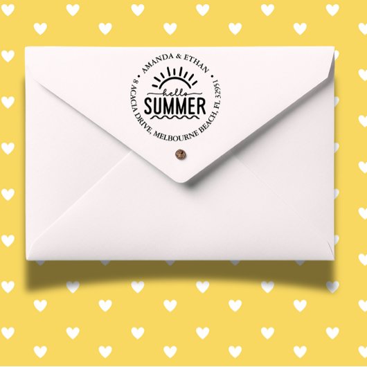 こんにちは セルフインキングスタンプ