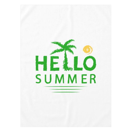 こんにちは テーブルクロス (正面)