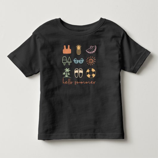 こんにちは トドラーTシャツ (正面)