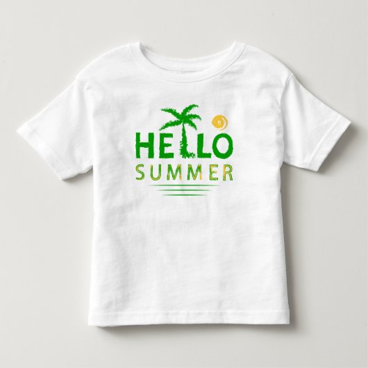こんにちは トドラーTシャツ (正面)