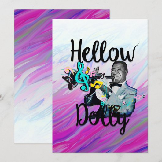 こんにちは、ドリー 招待状 (正面/裏面)