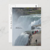 こんにちは…ナイアガラ秋ズニーカナダ ポストカード (正面/裏面)