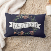 こんにちは! ナバホー人の挨拶 ランバークッション (ブランケット)