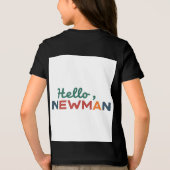「こんにちは、ニューマン。」 トライブレンドＴシャツ (裏面)